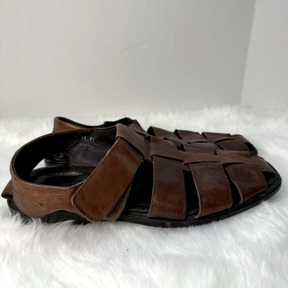 To Boot New York Fisherman Barbados Adam Derrick Leather Italy Sandals - Picture 4 of 11